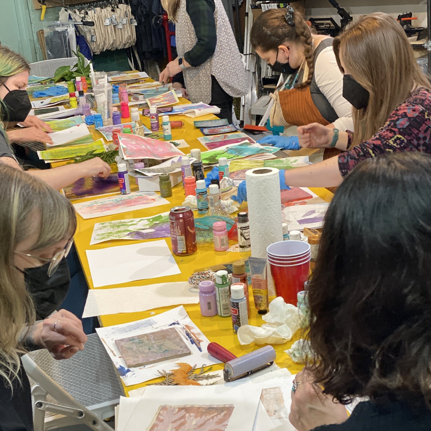 PRINTING CLASS: Beginner Gelli Printing - Mono Printing