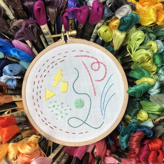 EMBROIDERY CLASS: Beginner Thread Doodles
