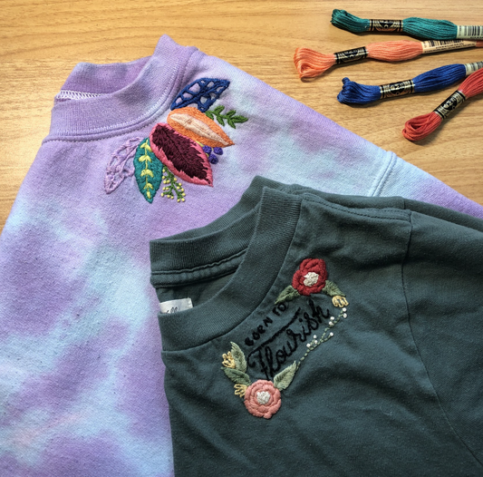 EMBROIDERY CLASS: Upcycle Your Clothing with Hand Embroidery