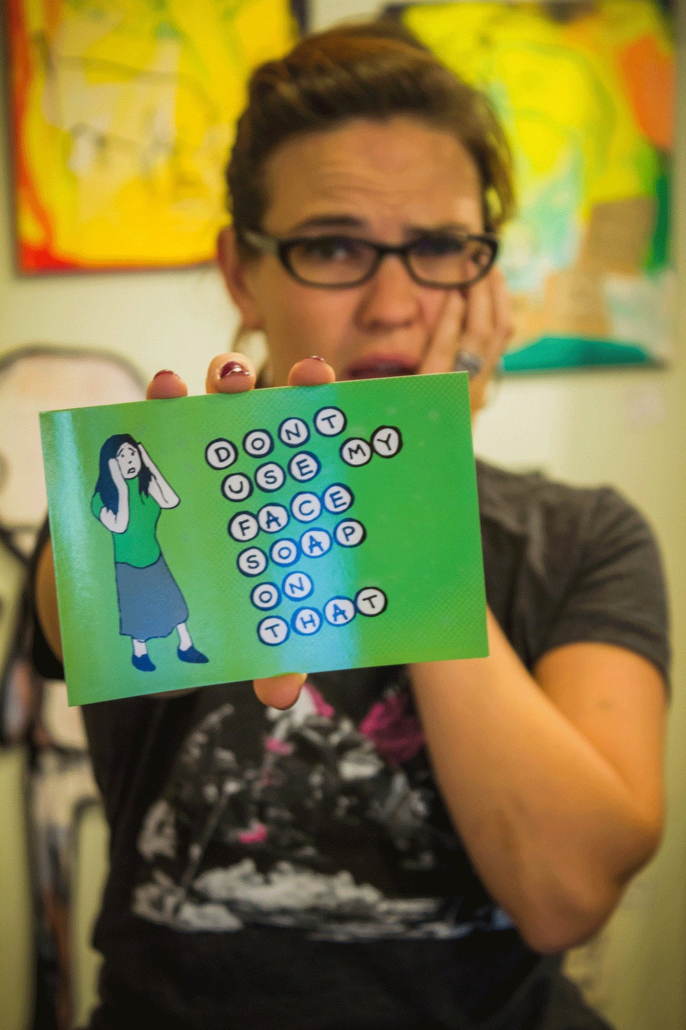 Postcard: Don't Use My Face Soap on That - Ten Pack