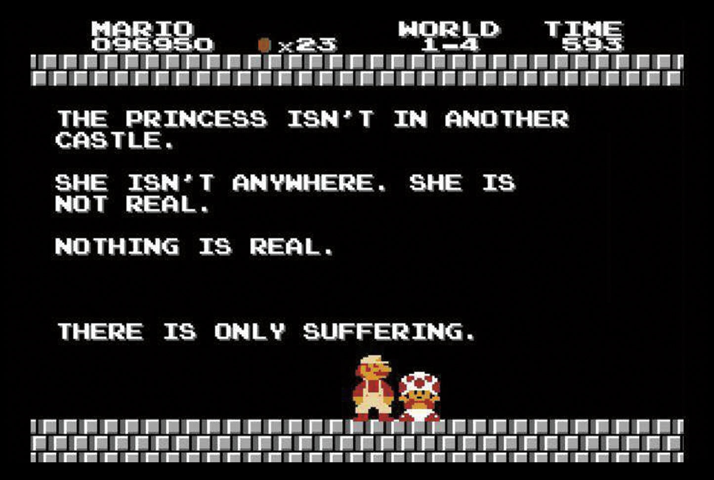 Postcard: Nihlist Mario - Ten Pack