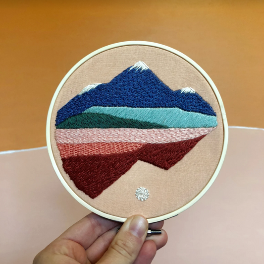 IN PERSON CLASS: Mountainscapes Embroidered Landscape