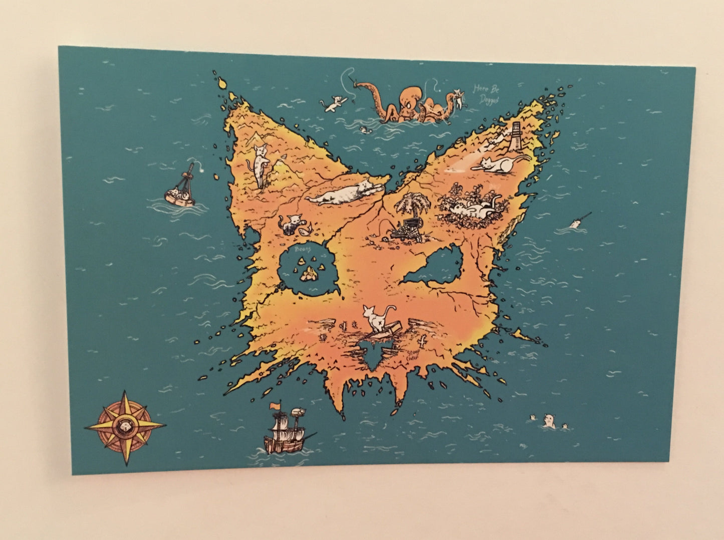 Postcard: Catographer - Ten Pack