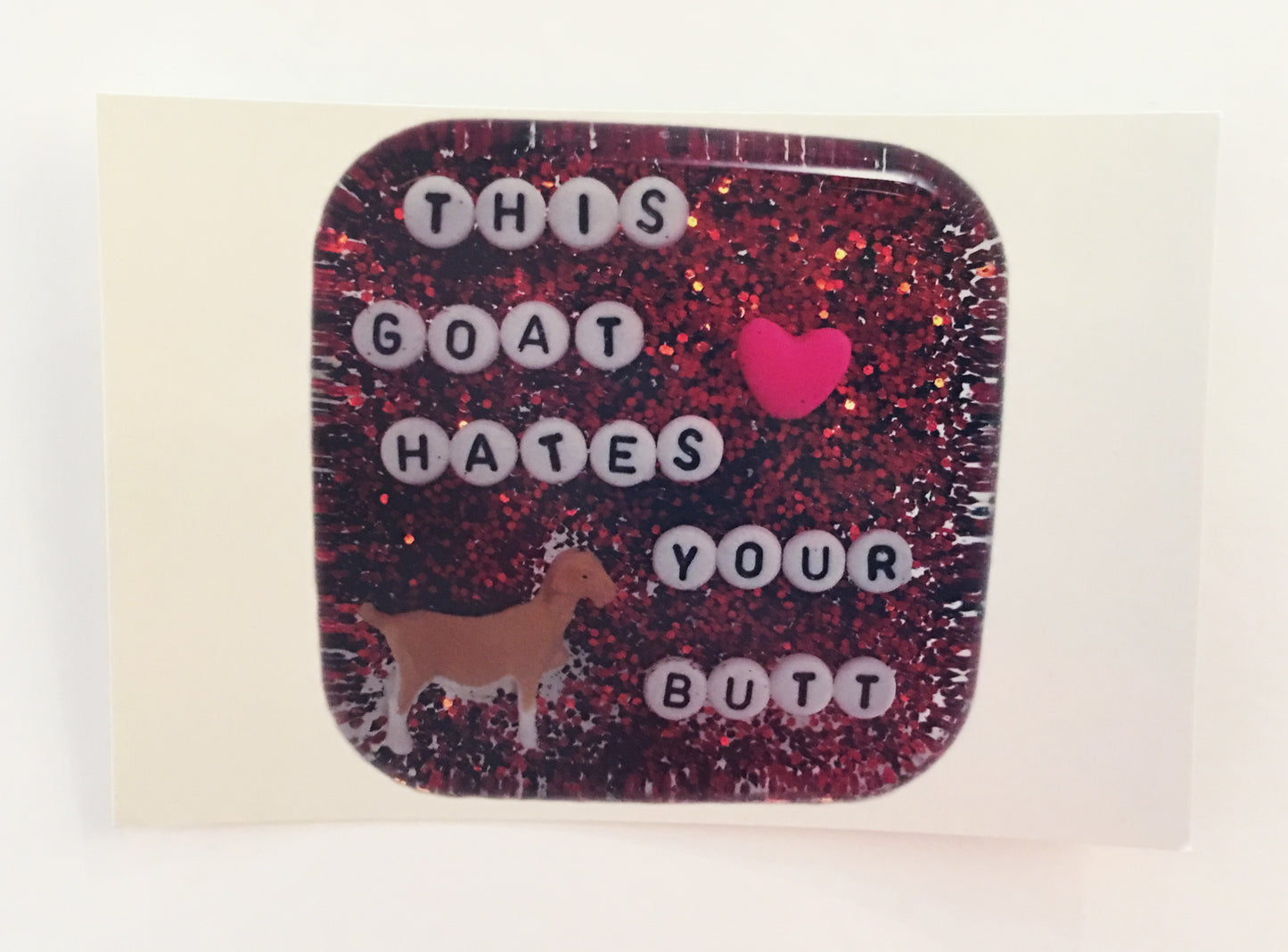 Postcard: This Goat Hates Your Butt - Ten Pack