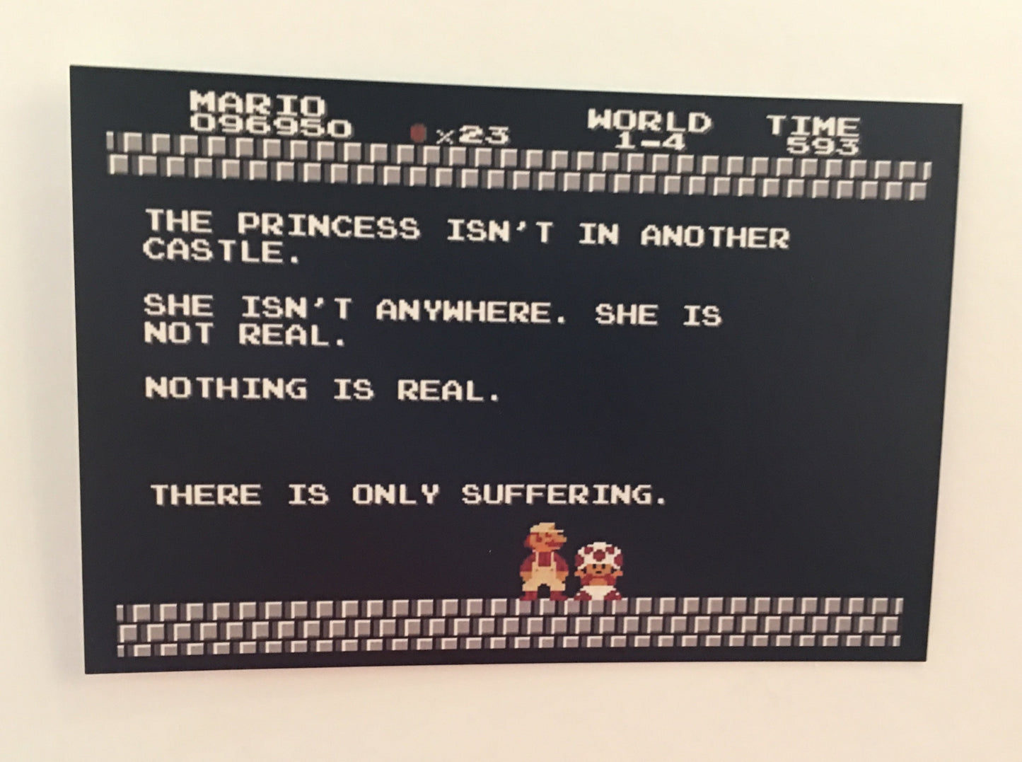 Postcard: Nihlist Mario - Ten Pack